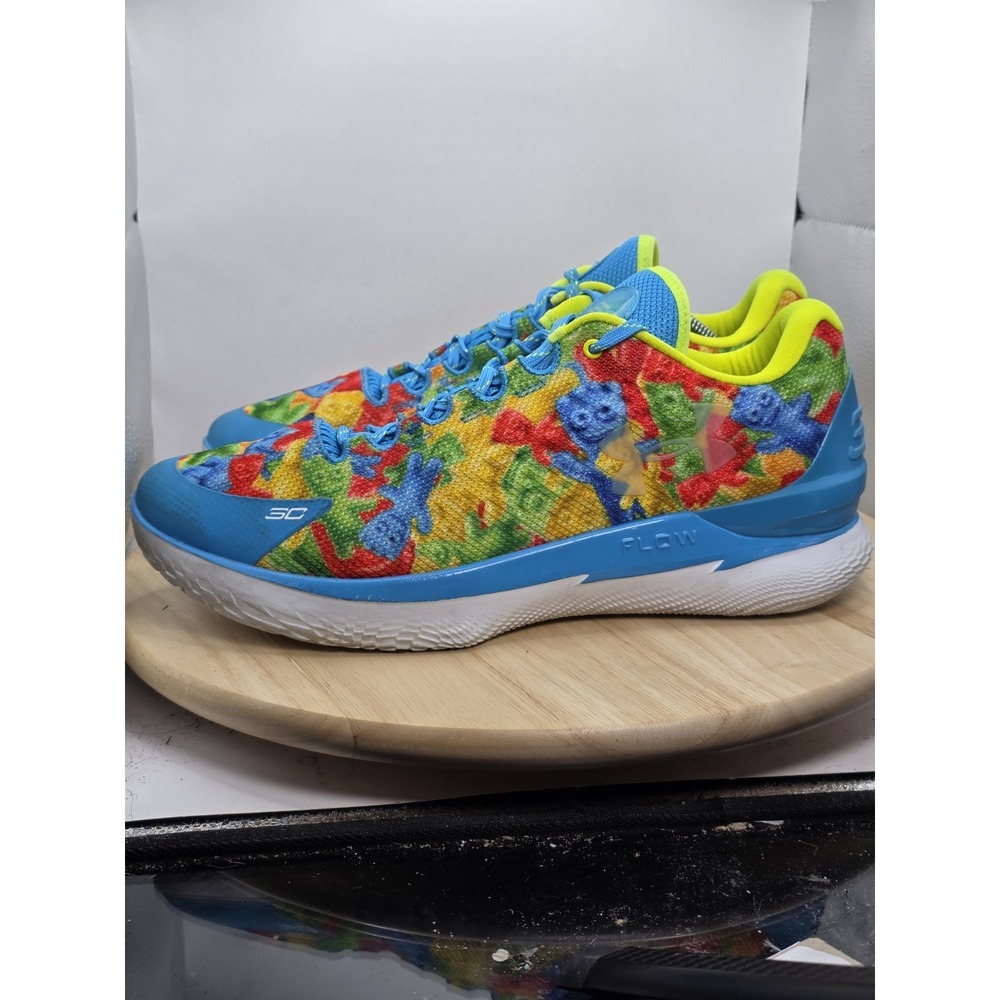 Mens Size 12.5 - Under Armour x Sour Patch Kids Curry 1 Low Flotro sneakers EUC